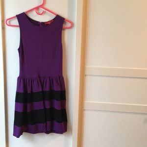 Purple cocktail dress
